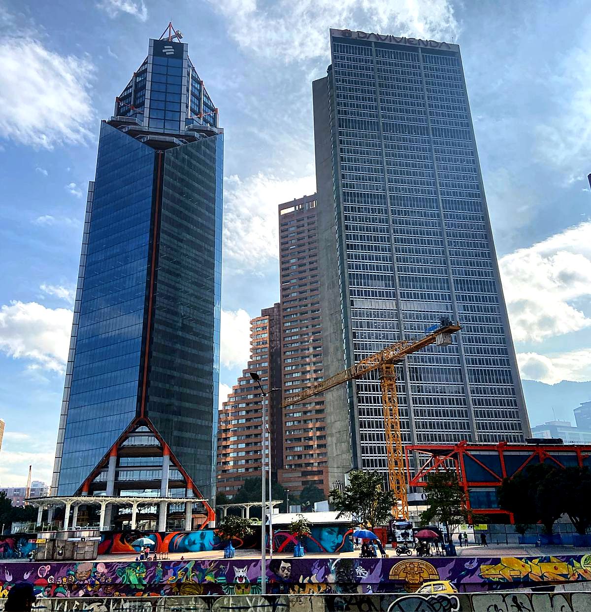 Downtown Bogotá skyline